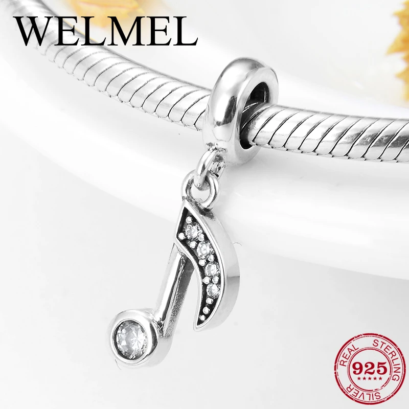 Hot sale 925 Sterling Silver Beautiful Clear CZ Note beads for Jewelry making Fit Original Pandora Bracelet Bangles 2019
Hot sale 925 Sterling Silver Beautiful Clear CZ Note beads for Jewelry making Fit Original Pandora Bracelet Bangles 2019