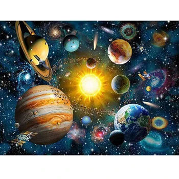 DIY 5D Diamond Embroidery Solar System Universe Full Round Drill Diamond Painting Beautiful Mysterious Space and Stars Planet
DIY 5D Diamond Embroidery Solar System Universe Full Round Drill Diamond Painting Beautiful Mysterious Space and Stars Planet