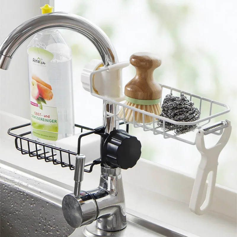 Multifunctional Faucet Drain Stainless Steel Rack Sponge Rag Storage Hanging Basket Sink Sink Storage Rack Kitchen Supplies
Multifunctional Faucet Drain Stainless Steel Rack Sponge Rag Storage Hanging Basket Sink Sink Storage Rack Kitchen Supplies