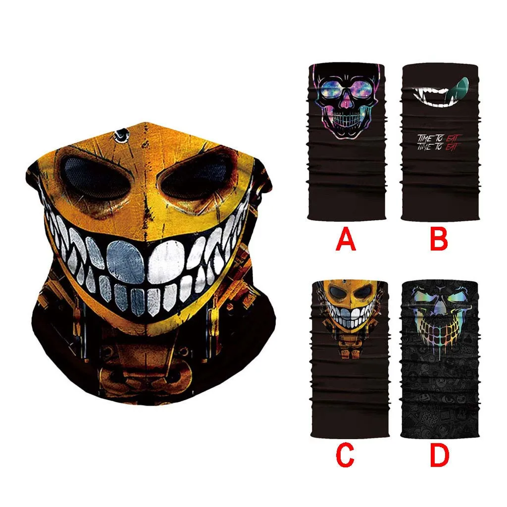 Halloween Festival Skull Masks Skeleton Magic Neutral Outdoor Head Scarf Neck Windproof Face Mask Sun protection Headband #40
Halloween Festival Skull Masks Skeleton Magic Neutral Outdoor Head Scarf Neck Windproof Face Mask Sun protection Headband #40