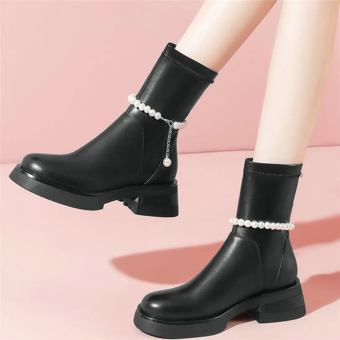 Winter Oxfords Crystal Shoes Women Genuine Leather Flat With Motorcycle Boots Female Round Toe Platform Pumps Shoes Casual Shoes
Winter Oxfords Crystal Shoes Women Genuine Leather Flat With Motorcycle Boots Female Round Toe Platform Pumps Shoes Casual Shoes