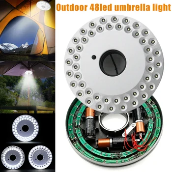 Outdoor 48 LEDs Light Umbrella Lamp Camping Lamp Fishing Lamp Emergency Lamp Tent Tamp ALI88
Outdoor 48 LEDs Light Umbrella Lamp Camping Lamp Fishing Lamp Emergency Lamp Tent Tamp ALI88