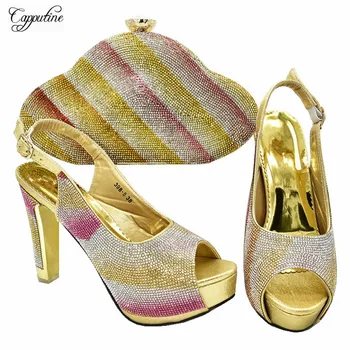 Amazing Evening Women's High Heel Sandal Shoes With Purse Bag Set With Rhinestones 398-8 Heel Height 12.5CM
Amazing Evening Women's High Heel Sandal Shoes With Purse Bag Set With Rhinestones 398-8 Heel Height 12.5CM