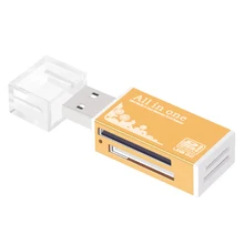 USB Adapter USB 2.0 All In 1 Multi Memory Card Reader Adapter For TF SD Micro SD SDXC SDHC MMC Micro MS(M2) for PC Laptop
USB Adapter USB 2.0 All In 1 Multi Memory Card Reader Adapter For TF SD Micro SD SDXC SDHC MMC Micro MS(M2) for PC Laptop