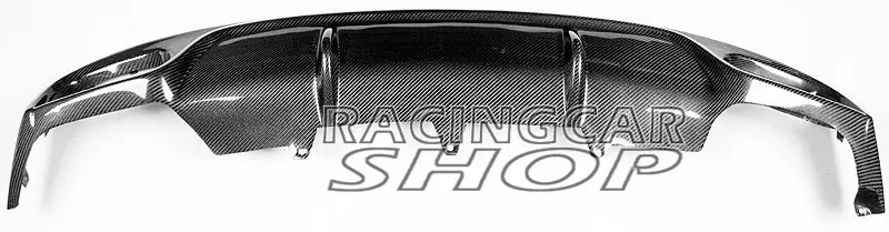 R STYLE Carbon Fiber Rear Diffuser Spoiler For AUDI A4 A4L B9 2013UP