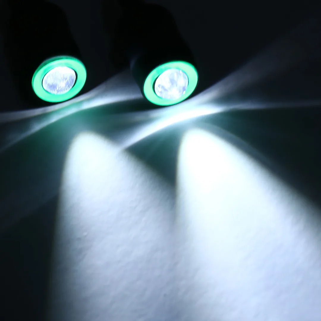 2 LEDs 10mm/13mm Red White Blue Yellow Green Angel Eyes LED Headlight Light For 1/10 RC Cars Truck