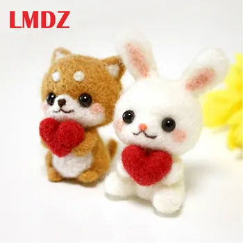 LMDZ 1Pcs Felting DIY Package Cute Pets Dog Rabbit Wool Felting Toy Doll Wool Felt Poked Kitting DIY Package Non-Finished
LMDZ 1Pcs Felting DIY Package Cute Pets Dog Rabbit Wool Felting Toy Doll Wool Felt Poked Kitting DIY Package Non-Finished