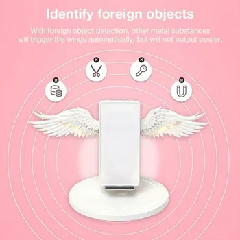 Wireless Charging Dock Angel Wing Charger Holder Stand 10W Fast for Mobile Phone NC99 
Wireless Charging Dock Angel Wing Charger Holder Stand 10W Fast for Mobile Phone NC99