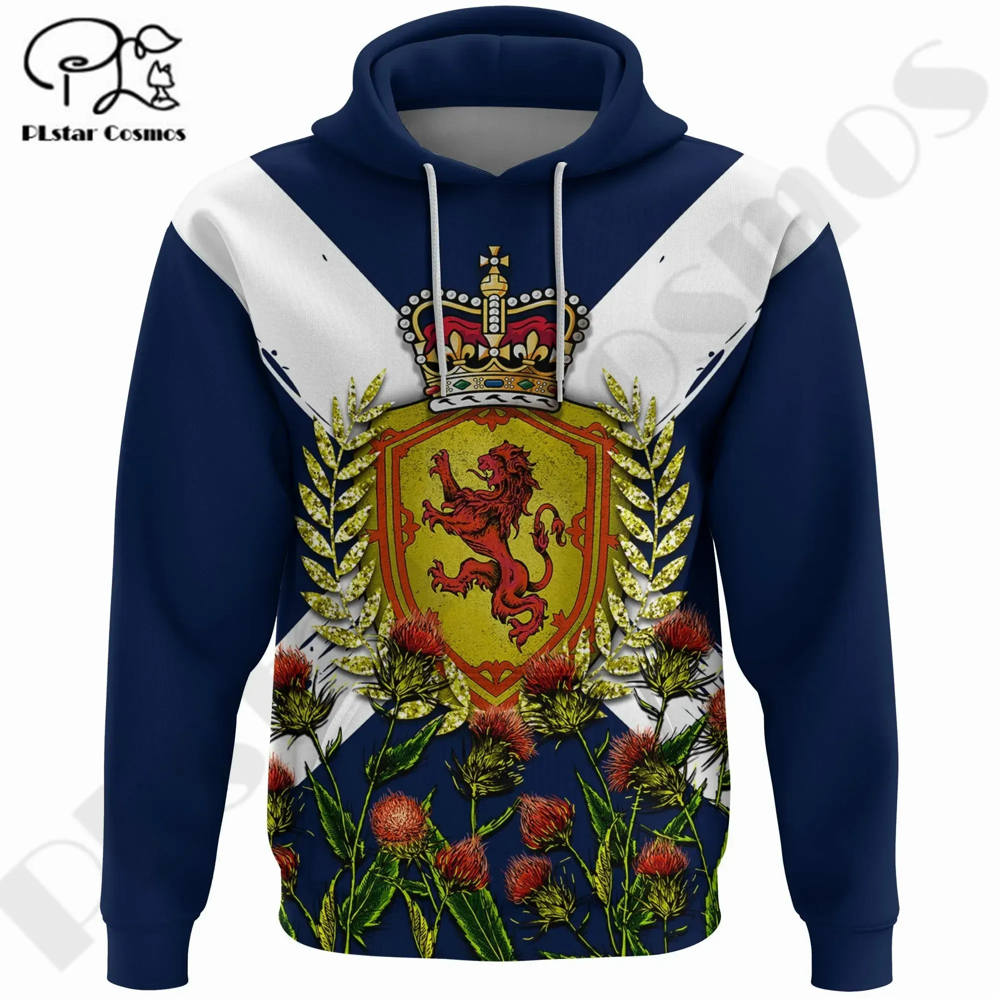 

PLstar Cosmos 3DPrinted Newest Scotland Rampant Lion and Thistle Unique Unisex Streetwear Harajuku Hoodies/Sweatshirt/Zip B-3