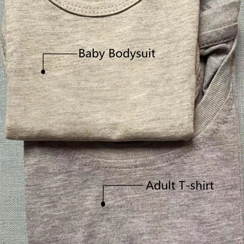 Одинаковая одежда для семьи модная футболка большого и маленького человека