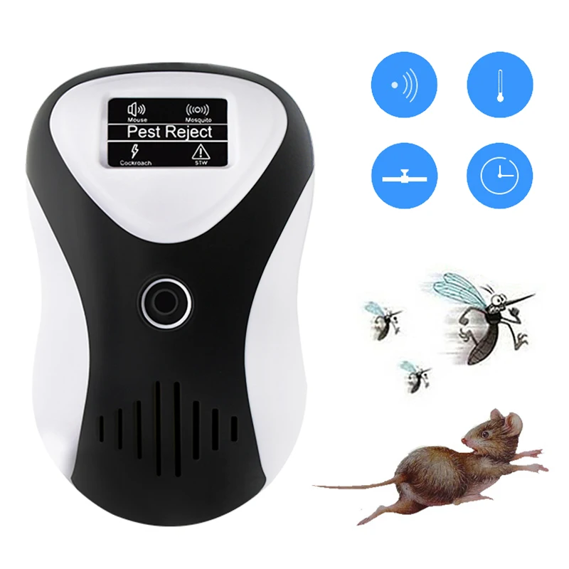 Ultrasonic Pest control Repeller Plug in Electronic Repellent Rat Mouse Spider Insect anti Mosquito Repellent Killer pest reject
Ultrasonic Pest control Repeller Plug in Electronic Repellent Rat Mouse Spider Insect anti Mosquito Repellent Killer pest reject