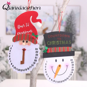 Qianxiaozhen Santa Claus Snowman Calendar Christmas Advent Decorations Gift Christmas Ornaments Countdown Date 
Qianxiaozhen Santa Claus Snowman Calendar Christmas Advent Decorations Gift Christmas Ornaments Countdown Date