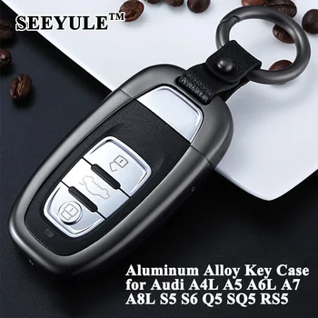 SEEYULE Aluminum Alloy Styling Car Key Case Cover Key Organizer Shell Storage Bag for Audi A4L A5 A6L A7 A8L S5 S6 Q5 SQ5 RS5
SEEYULE Aluminum Alloy Styling Car Key Case Cover Key Organizer Shell Storage Bag for Audi A4L A5 A6L A7 A8L S5 S6 Q5 SQ5 RS5