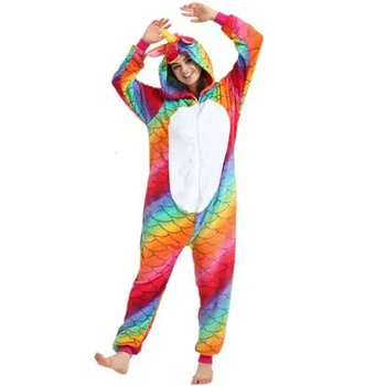 Pajama Fish Scale Women Adult Kigurumi Cute Animal Flannel Warm Winter Sleepwear Party Fancy 
Pajama Fish Scale Women Adult Kigurumi Cute Animal Flannel Warm Winter Sleepwear Party Fancy