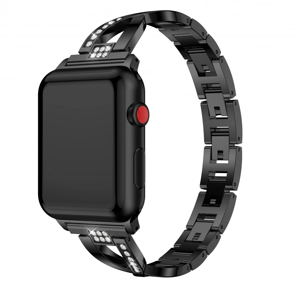 Type X Bling Diamond Bracelet for Apple Watch iWatch Series 1 2 3 Band Rhinestone Stainless Steel Strap 38mm 42mm Wristband
Type X Bling Diamond Bracelet for Apple Watch iWatch Series 1 2 3 Band Rhinestone Stainless Steel Strap 38mm 42mm Wristband