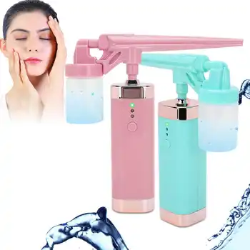 50ml Portable Handheld Oxygen Injection Airbrush Nanometer Moisturizing Spray Machine Ultrasonic Face Skin Care Machine