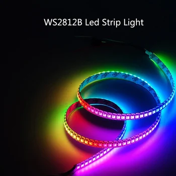 DC5V WS2812B 30/60/144 leds/m Smartled pixel RGB individually addressable led strip light Black/White PCB IC WS2812 pixel strips
DC5V WS2812B 30/60/144 leds/m Smartled pixel RGB individually addressable led strip light Black/White PCB IC WS2812 pixel strips