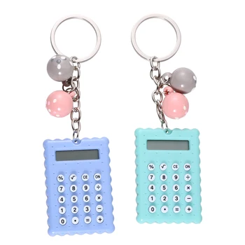 2pcs Mini Key Ring Shaped Calculator Electronic Calculator Portable Calculator for Kids Students Test (Random Color)
2pcs Mini Key Ring Shaped Calculator Electronic Calculator Portable Calculator for Kids Students Test (Random Color)