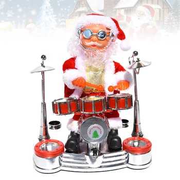 Dancing Singing Santa Claus Christmas Toy Doll Battery Operated Musical Moving Figure Holiday Decoration (Drum)
Dancing Singing Santa Claus Christmas Toy Doll Battery Operated Musical Moving Figure Holiday Decoration (Drum)