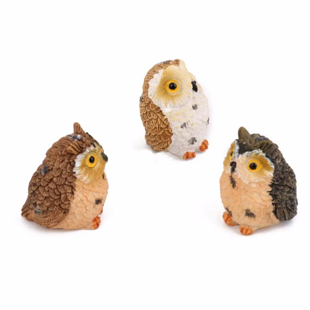 1Pcs Moss Terrarium Decor Cute Owls Animal Resin Miniatures Figurine Craft Bonsai Pots Home Fairy Garden Ornament Decoration
1Pcs Moss Terrarium Decor Cute Owls Animal Resin Miniatures Figurine Craft Bonsai Pots Home Fairy Garden Ornament Decoration