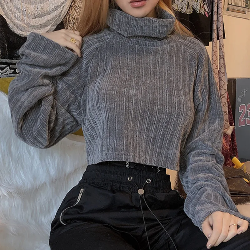 XUXI 2020 New Spring Lazy Wind Loose Sweater Chic Trumpet Sleeve Short Section Pile Pile Collar Knitted Female Tide FZ1308
XUXI 2020 New Spring Lazy Wind Loose Sweater Chic Trumpet Sleeve Short Section Pile Pile Collar Knitted Female Tide FZ1308