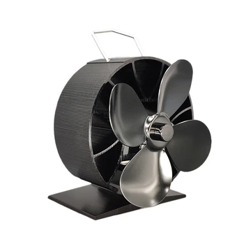 Fireplace 4 Blade Heat Powered Stove Fan Log Wood Burner Eco Friendly Quiet Fan Home Efficient Heat Distribution
Fireplace 4 Blade Heat Powered Stove Fan Log Wood Burner Eco Friendly Quiet Fan Home Efficient Heat Distribution