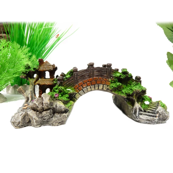 Landscape Fish Tank Decor Rock Bridge Landscape Fish Tank Decor Rock Bridge