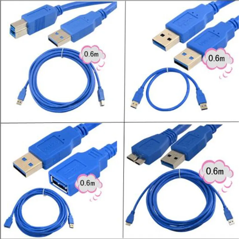 High-speed USB3.0 line A male to Micro B AM-BM AM-AF AM-AM hard disk printing extension cable mobile computer data cable
High-speed USB3.0 line A male to Micro B AM-BM AM-AF AM-AM hard disk printing extension cable mobile computer data cable