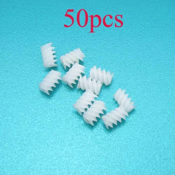 50PCS DIY Model Motor Accessories 0.3M Micro Worm Length 4.5mm Reduction Gear Diameter 3mm White Plastic Gears Aperture 0.65mm 
50PCS DIY Model Motor Accessories 0.3M Micro Worm Length 4.5mm Reduction Gear Diameter 3mm White Plastic Gears Aperture 0.65mm