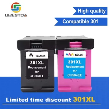 Obestda 301XL Refill Ink Cartridge Replacement for HP 301 xl for hp 301 cartridger for Deskjet 1010 1510 1512 1514 2050A 2540
Obestda 301XL Refill Ink Cartridge Replacement for HP 301 xl for hp 301 cartridger for Deskjet 1010 1510 1512 1514 2050A 2540