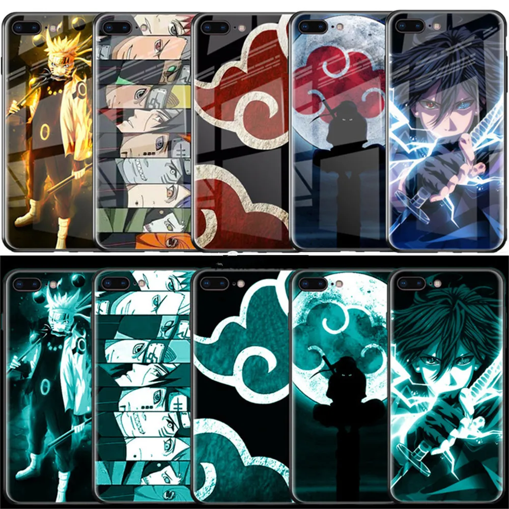 Luxury Comic Naruto Luminous Case For iphone 11 PRO Max 10 X XR XS MAX 6 6s 7 8 plus Coque Noctilucous Glass Glowing light Cover
Luxury Comic Naruto Luminous Case For iphone 11 PRO Max 10 X XR XS MAX 6 6s 7 8 plus Coque Noctilucous Glass Glowing light Cover
