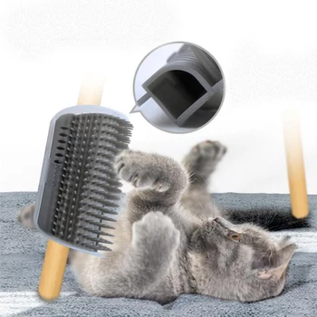 Cats Brush Corner Cat Massage Self Groomer Comb Brush With Catnip Cat comb Pet Products
Cats Brush Corner Cat Massage Self Groomer Comb Brush With Catnip Cat comb Pet Products