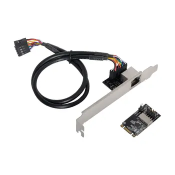 Gigabit Ethernet RJ45 to NGFF M.2 Adapter 10/100/1000 Base-T Network LAN Controller
Gigabit Ethernet RJ45 to NGFF M.2 Adapter 10/100/1000 Base-T Network LAN Controller
