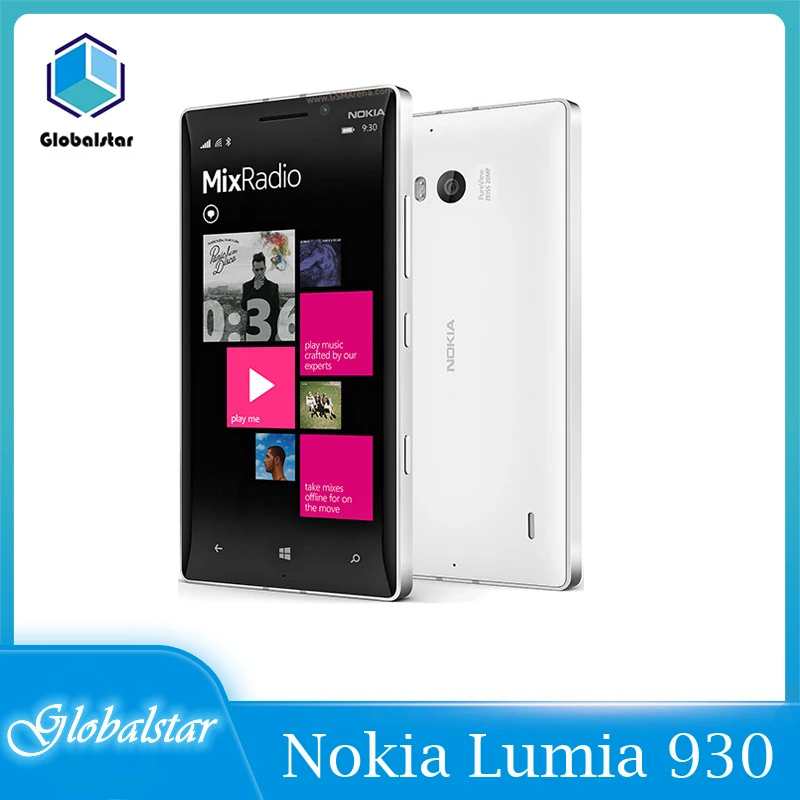 Nokia Lumia 930 Refurbished-Original Unlocked 2GB RAM 32GB ROM 20.0MP Camera Quad Core LTE NFC Windows Mobile OS Support WiFi | Мобильные