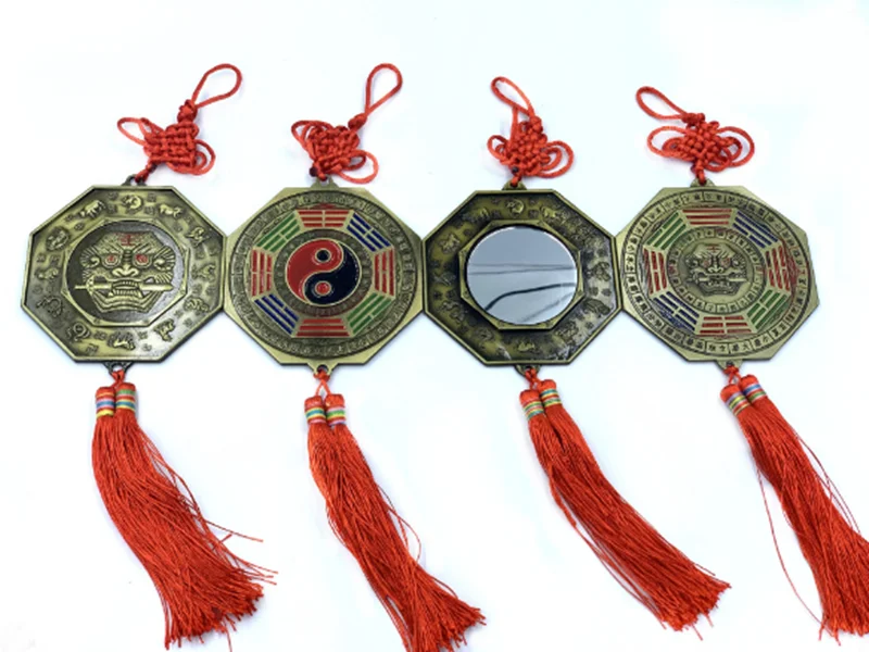 Feng Shui Ornaments, Guardian Lion Biting A Sword,Bagua Mirror with Chinese Knot Tassel, Lucky Charm Home Protection, Car Decor
Feng Shui Ornaments, Guardian Lion Biting A Sword,Bagua Mirror with Chinese Knot Tassel, Lucky Charm Home Protection, Car Decor