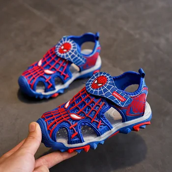 2020 New Summer Kids Shoes Brand Closed Toe Toddler Boys Spiderman Sandals Orthopedic Sport Pu Leather Baby Boys Beach Sandals
2020 New Summer Kids Shoes Brand Closed Toe Toddler Boys Spiderman Sandals Orthopedic Sport Pu Leather Baby Boys Beach Sandals