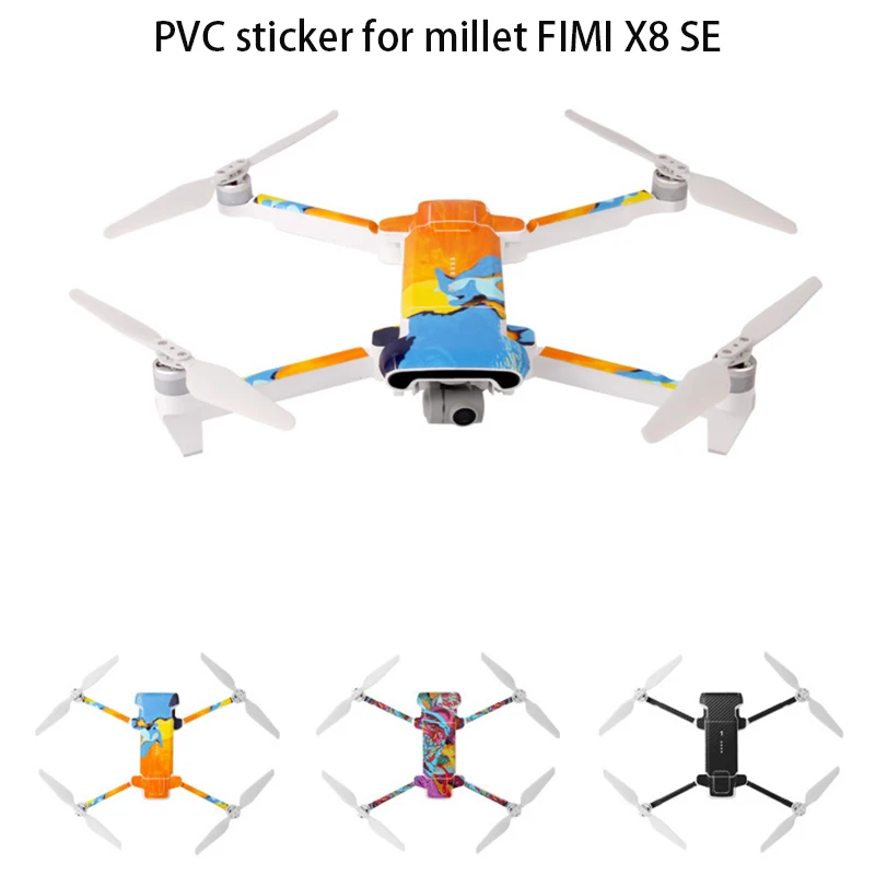 Waterproof PVC Drone Sticker Decal Skin Cover Scratch Protection Film For XIAOMI FIMI X8 SE Easy To Paste Removable PVC Sticker
Waterproof PVC Drone Sticker Decal Skin Cover Scratch Protection Film For XIAOMI FIMI X8 SE Easy To Paste Removable PVC Sticker