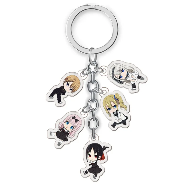 Акриловый брелок для ключей Kaguya-sama: Love Is War Two Side Print Car мультяшный | Украшения и