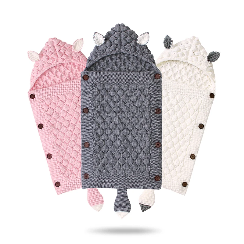 Newborn Baby Winter Warm Sleeping Bags Infant Button Knit Swaddle Wrap Swaddling Stroller Wrap Toddler Blanket Anti-kick Quilt
Newborn Baby Winter Warm Sleeping Bags Infant Button Knit Swaddle Wrap Swaddling Stroller Wrap Toddler Blanket Anti-kick Quilt