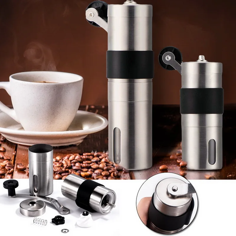 2 Size Manual Ceramic Coffee Grinder With Rubber Loop Ring Kitchen Coffee Tools Stainless Steel Adjustable Coffee Bean Mill #6
2 Size Manual Ceramic Coffee Grinder With Rubber Loop Ring Kitchen Coffee Tools Stainless Steel Adjustable Coffee Bean Mill #6