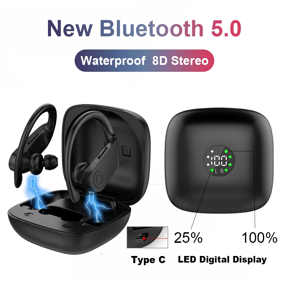 T11 B11 TWS Led Digital Display Bluetooth Earphones 5.0 Wireless Headphones HIFI 8D Stereo Earbuds Handsfree Sport Headset PK B1
T11 B11 TWS Led Digital Display Bluetooth Earphones 5.0 Wireless Headphones HIFI 8D Stereo Earbuds Handsfree Sport Headset PK B1