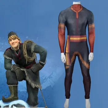 Anime Kristoff Cosplay Costume Ice Vendor Wild Survivor Tight Jumpsuit Adult Child Masquerade Performance Clothing 
Anime Kristoff Cosplay Costume Ice Vendor Wild Survivor Tight Jumpsuit Adult Child Masquerade Performance Clothing