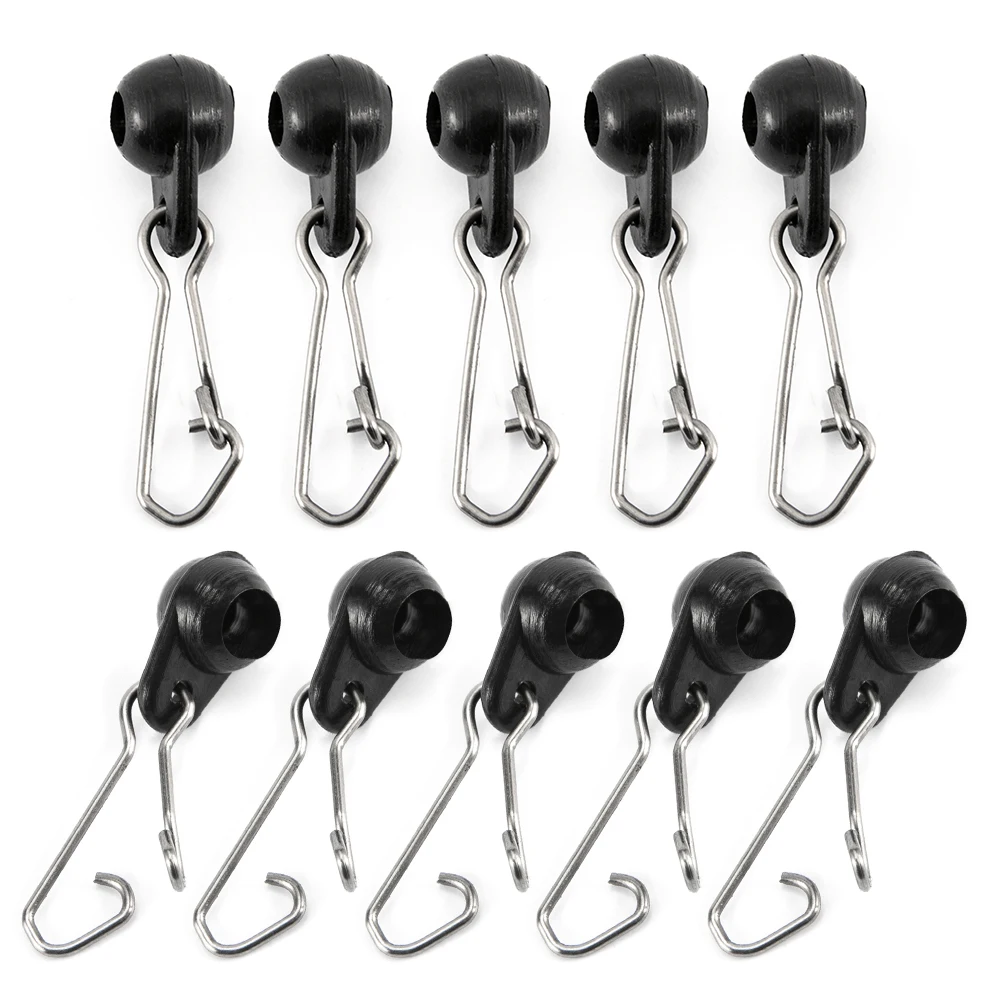 10pcs Fishing Zip Slider Beads Fishing Line Snap Hook Connector Terminal Tackle Line Rigs Fishing Tackle Accessories
10pcs Fishing Zip Slider Beads Fishing Line Snap Hook Connector Terminal Tackle Line Rigs Fishing Tackle Accessories