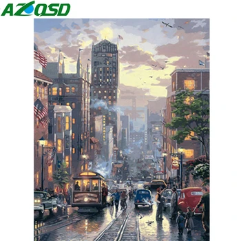 AZQSD DIY Unframe Coloring By Numbers Landscape For Adult Needlework Acrylic Paint Paint By Numbers On Canvas City Handmade Gift
AZQSD DIY Unframe Coloring By Numbers Landscape For Adult Needlework Acrylic Paint Paint By Numbers On Canvas City Handmade Gift