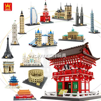 World Architecture Notre Dame Paris street view model assembling and collecting block toys
World Architecture Notre Dame Paris street view model assembling and collecting block toys