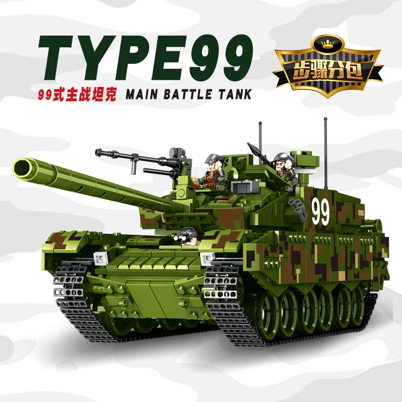 Pan luo si Military Main Battle Tank Model Educational Assembled Small Particles DIY Remote Control High-Speed Building Blocks T
Pan luo si Military Main Battle Tank Model Educational Assembled Small Particles DIY Remote Control High-Speed Building Blocks T