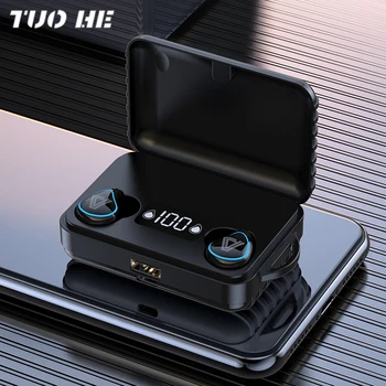 TUO HE Bluetooth Earphones TWS Wireless Earphone LED Display Headphone HiFi Stereo Sports Earbuds Touch Control Gaming Headset
TUO HE Bluetooth Earphones TWS Wireless Earphone LED Display Headphone HiFi Stereo Sports Earbuds Touch Control Gaming Headset