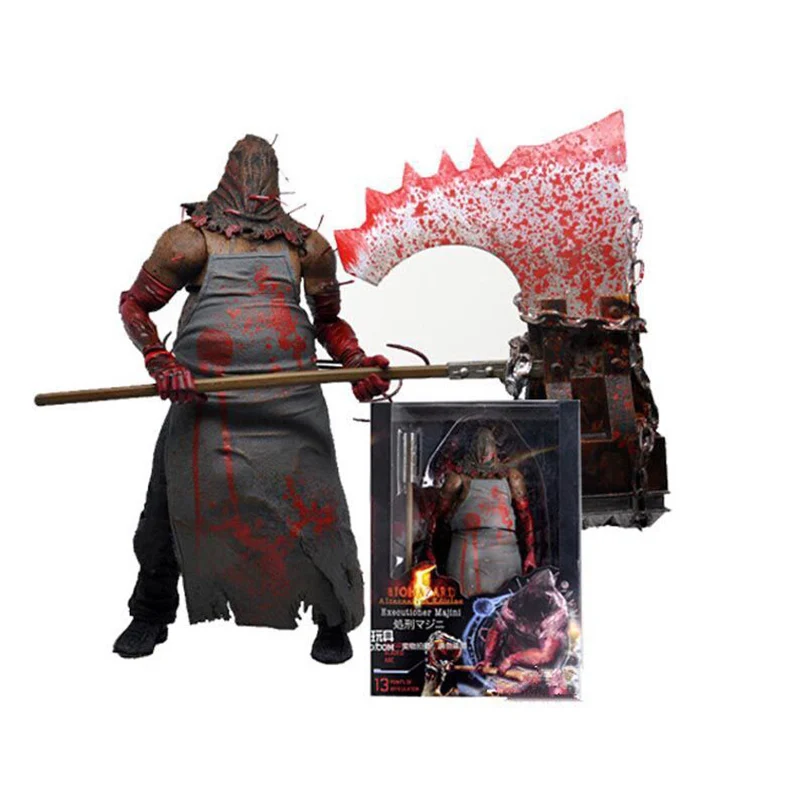 20cm NECA game Zombie butcher PVC Action Figure Toys ax Executioner Zombie butcher figure Decoration model toys for kid gift
20cm NECA game Zombie butcher PVC Action Figure Toys ax Executioner Zombie butcher figure Decoration model toys for kid gift