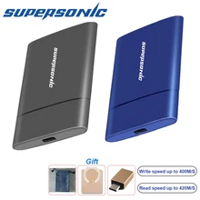 Supersônico p30 portátil ssd usb 3.0 128 gb 256 gb 512 gb 1 tb 2 tb externo unidade de estado sólido à prova de choque ssd para computador portátil mac telefone(China)