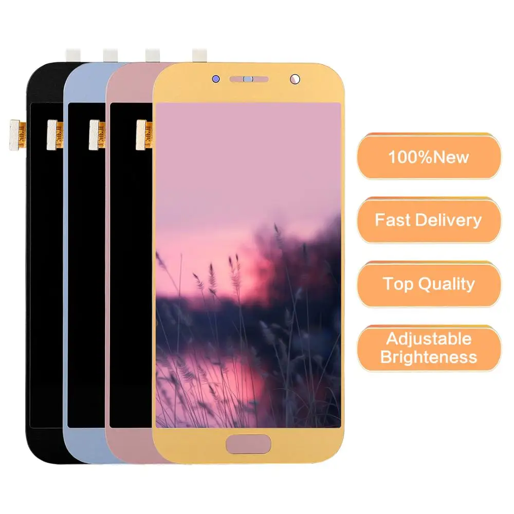 5.2" LCD Display For Samsung Galaxy A5 2017 LCD A520 SM-A520F High Quality LCDs Display with Touch Screen Digitizer Assembly
5.2" LCD Display For Samsung Galaxy A5 2017 LCD A520 SM-A520F High Quality LCDs Display with Touch Screen Digitizer Assembly